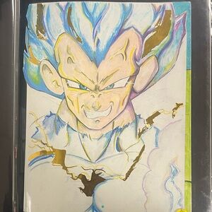 Fierce Anime Warrior Art Print